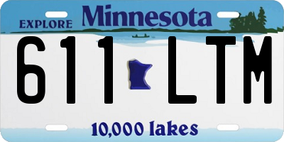 MN license plate 611LTM