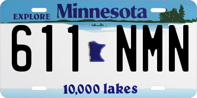 MN license plate 611NMN