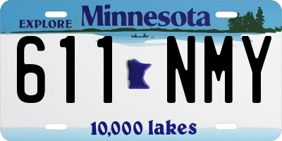 MN license plate 611NMY