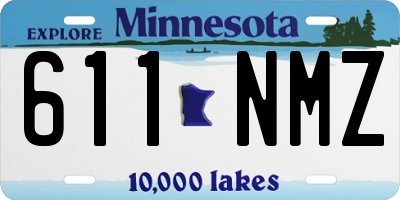 MN license plate 611NMZ