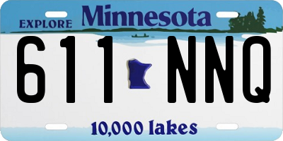 MN license plate 611NNQ
