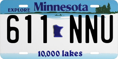 MN license plate 611NNU