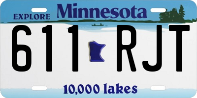 MN license plate 611RJT