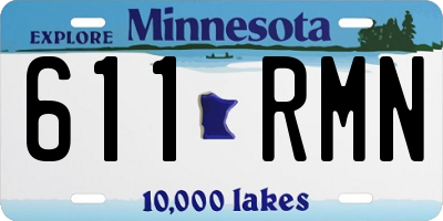 MN license plate 611RMN
