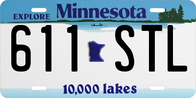 MN license plate 611STL