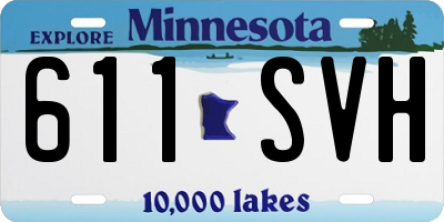 MN license plate 611SVH