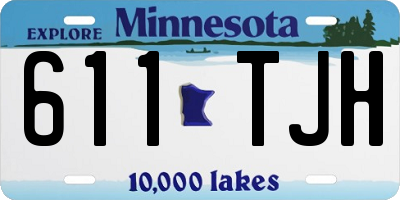 MN license plate 611TJH
