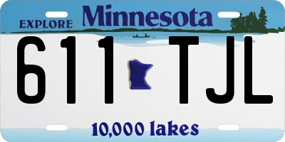 MN license plate 611TJL