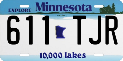 MN license plate 611TJR