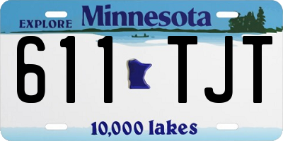 MN license plate 611TJT
