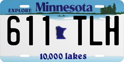 MN license plate 611TLH