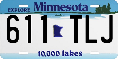 MN license plate 611TLJ