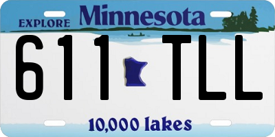 MN license plate 611TLL