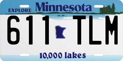MN license plate 611TLM