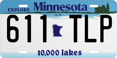 MN license plate 611TLP