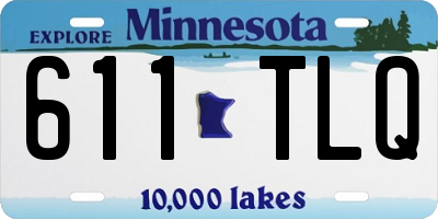 MN license plate 611TLQ