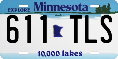 MN license plate 611TLS