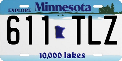 MN license plate 611TLZ
