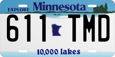 MN license plate 611TMD