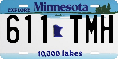 MN license plate 611TMH