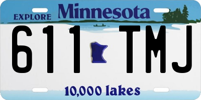 MN license plate 611TMJ