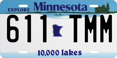 MN license plate 611TMM