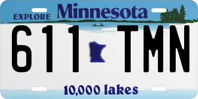 MN license plate 611TMN