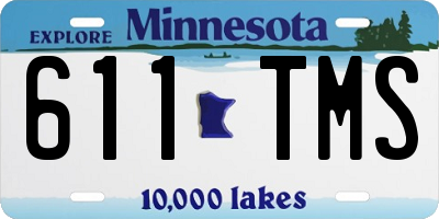 MN license plate 611TMS