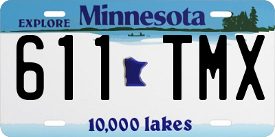 MN license plate 611TMX