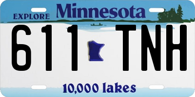 MN license plate 611TNH