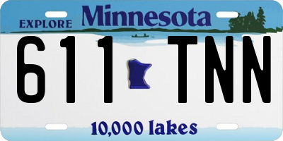 MN license plate 611TNN