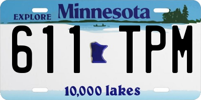 MN license plate 611TPM