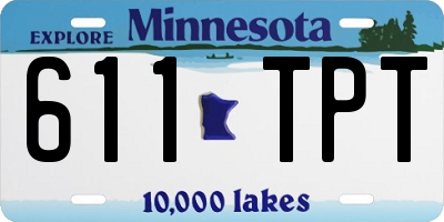 MN license plate 611TPT