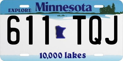 MN license plate 611TQJ