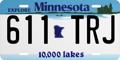 MN license plate 611TRJ