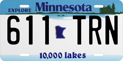 MN license plate 611TRN