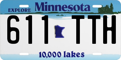 MN license plate 611TTH