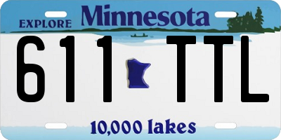 MN license plate 611TTL