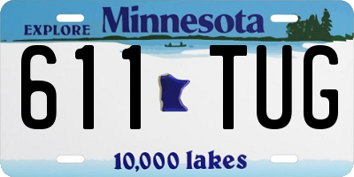 MN license plate 611TUG