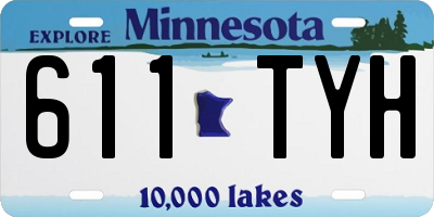 MN license plate 611TYH