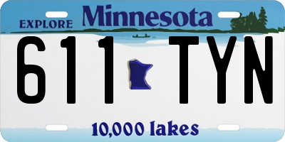 MN license plate 611TYN