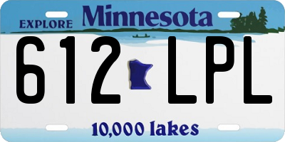 MN license plate 612LPL