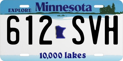 MN license plate 612SVH