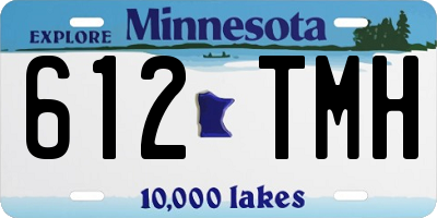 MN license plate 612TMH