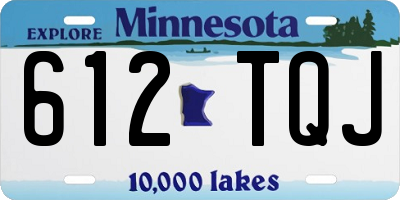 MN license plate 612TQJ