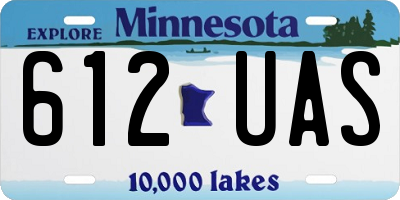 MN license plate 612UAS