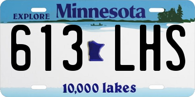 MN license plate 613LHS