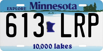 MN license plate 613LRP