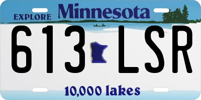 MN license plate 613LSR