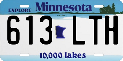 MN license plate 613LTH